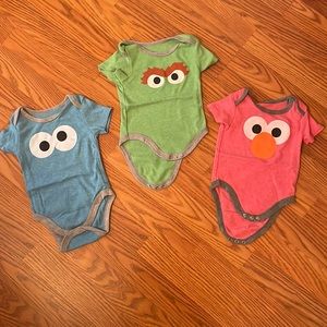 Isaac Mizrahi Sesame Street Onesie Pack